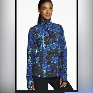 Fabletics Blue and Black Ski Jacket